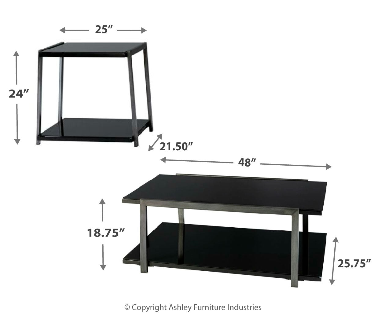 Rollynx Occasional Table Set (3/CN)