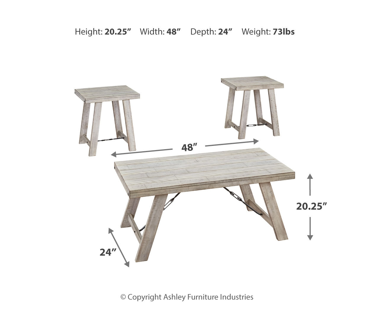 Carynhurst Occasional Table Set (3/CN)