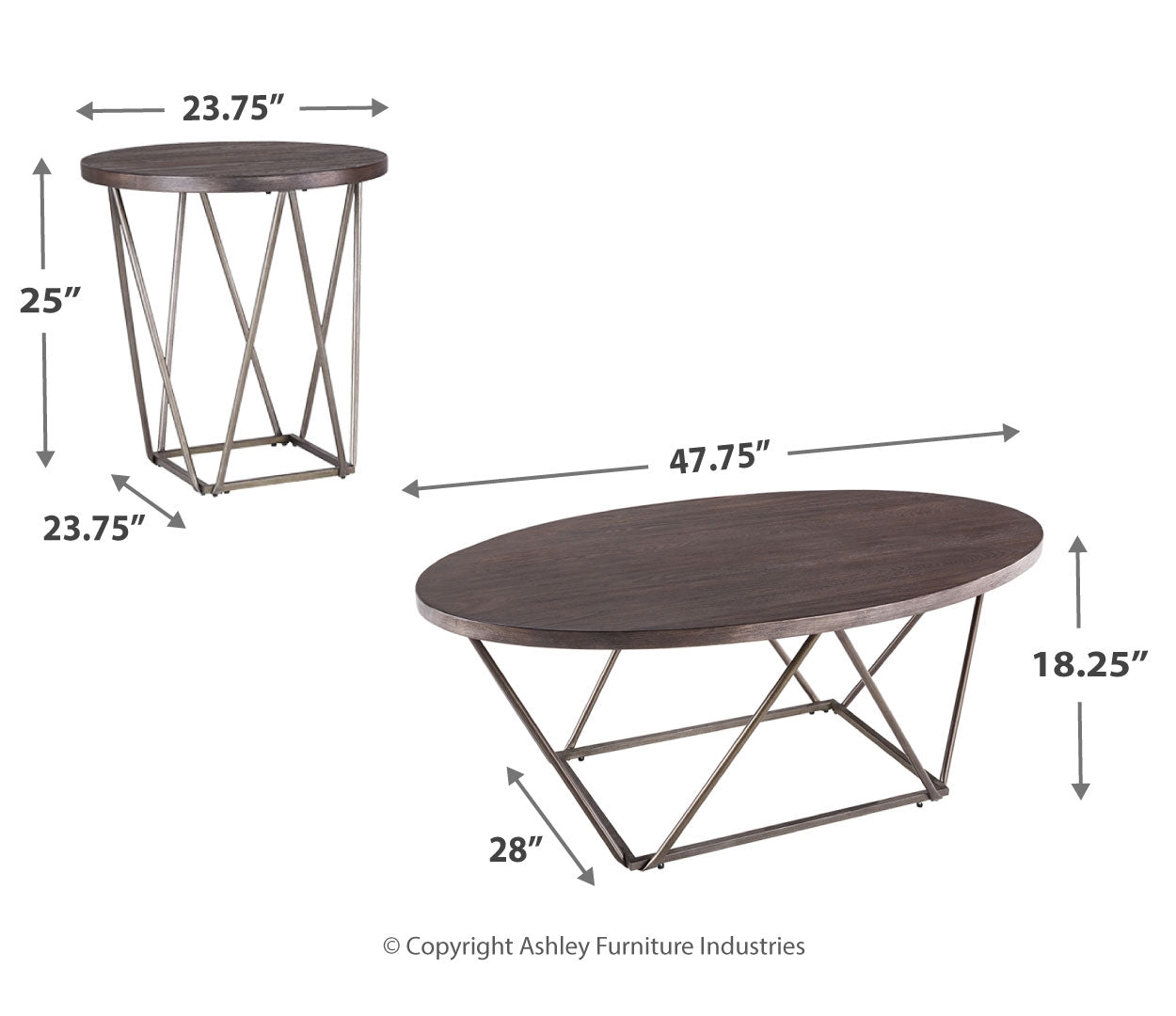 Neimhurst Occasional Table Set (3/CN)