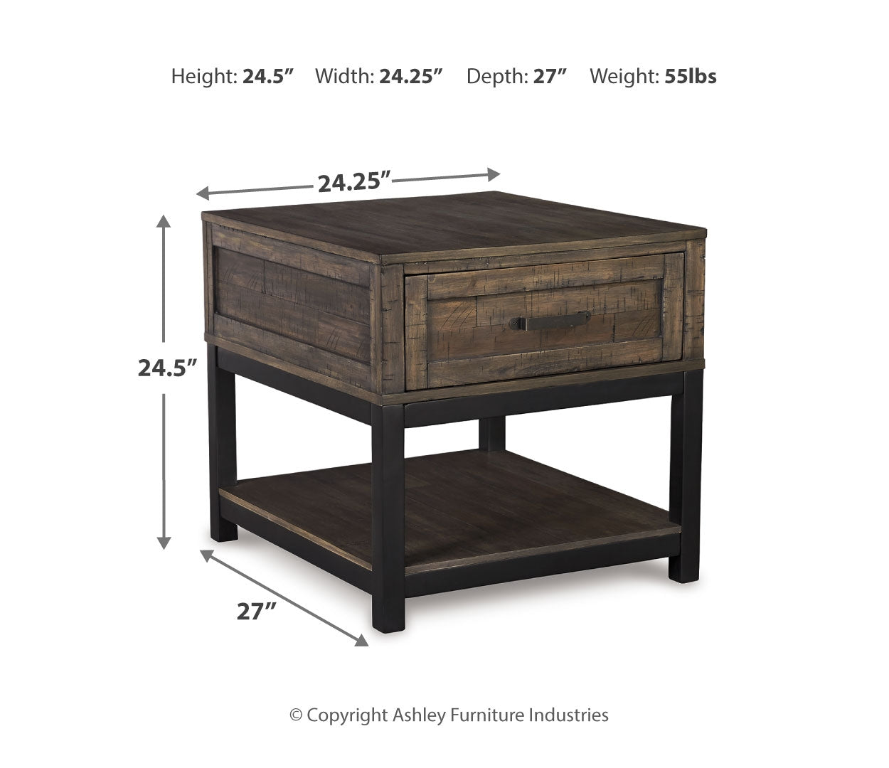 Johurst Coffee Table with 2 End Tables