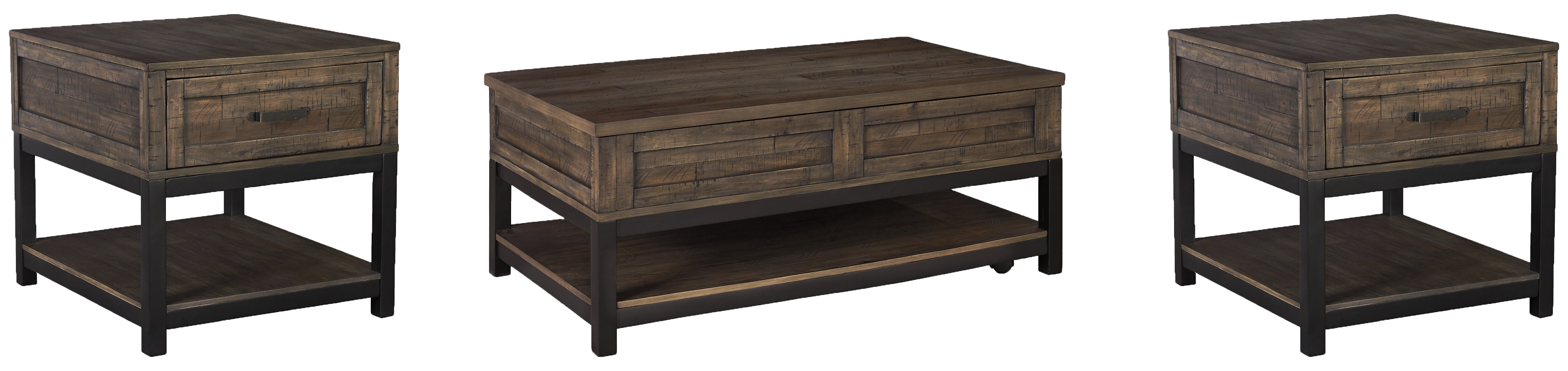 Johurst Coffee Table with 2 End Tables