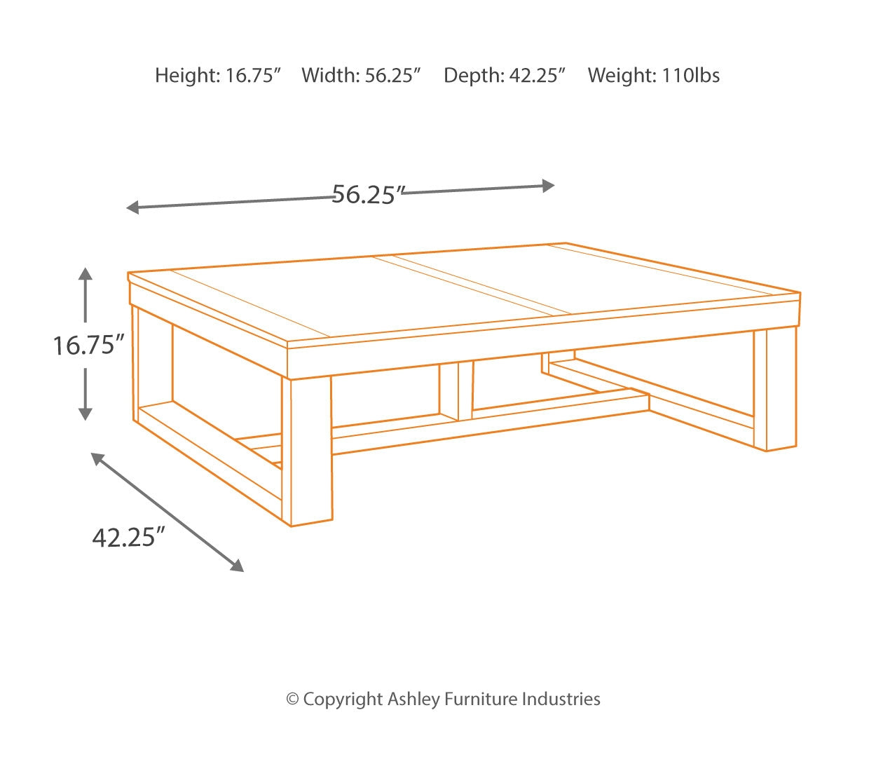 Watson Rectangular Cocktail Table