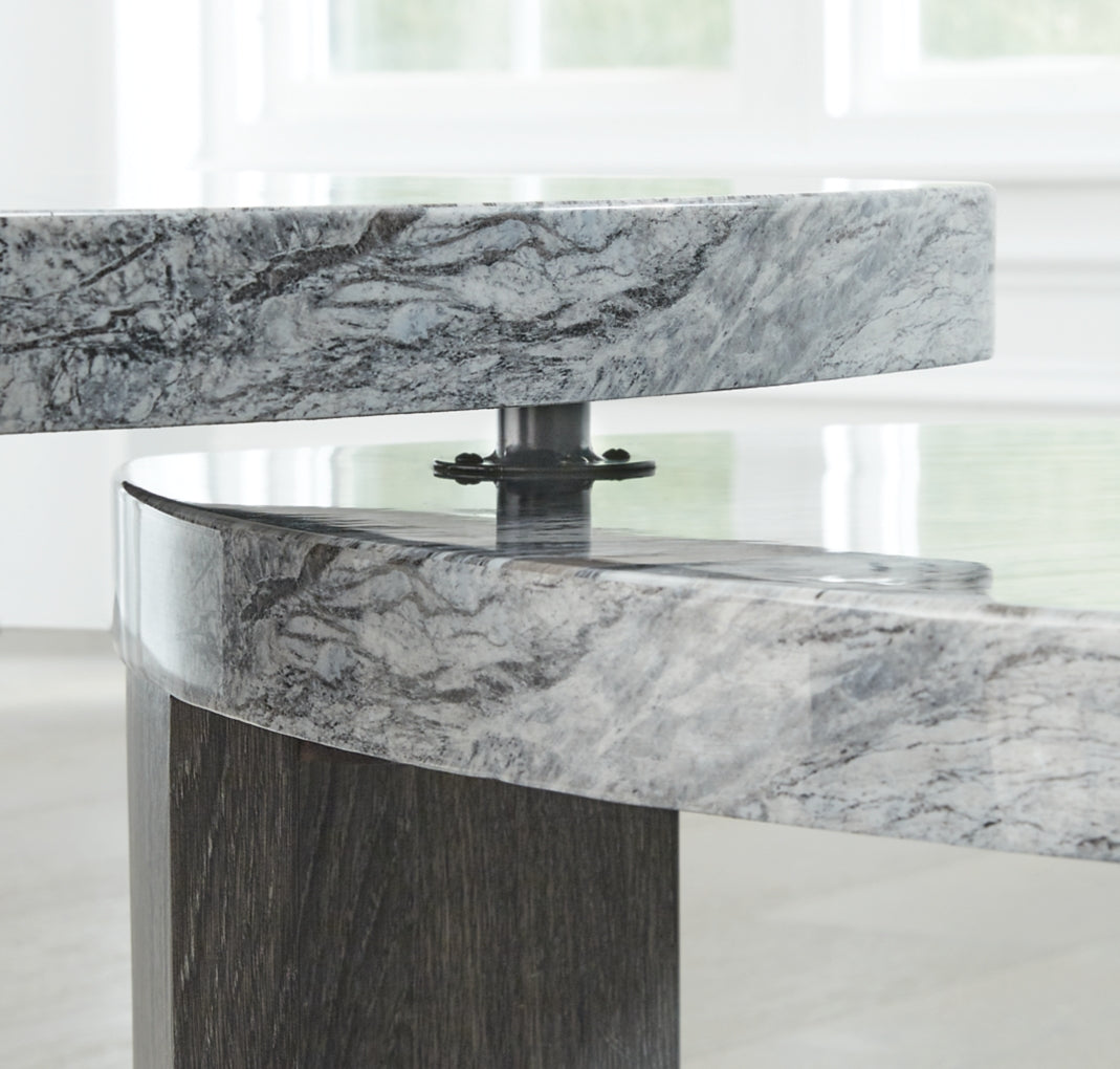 Surmour Stacked Cocktail Table
