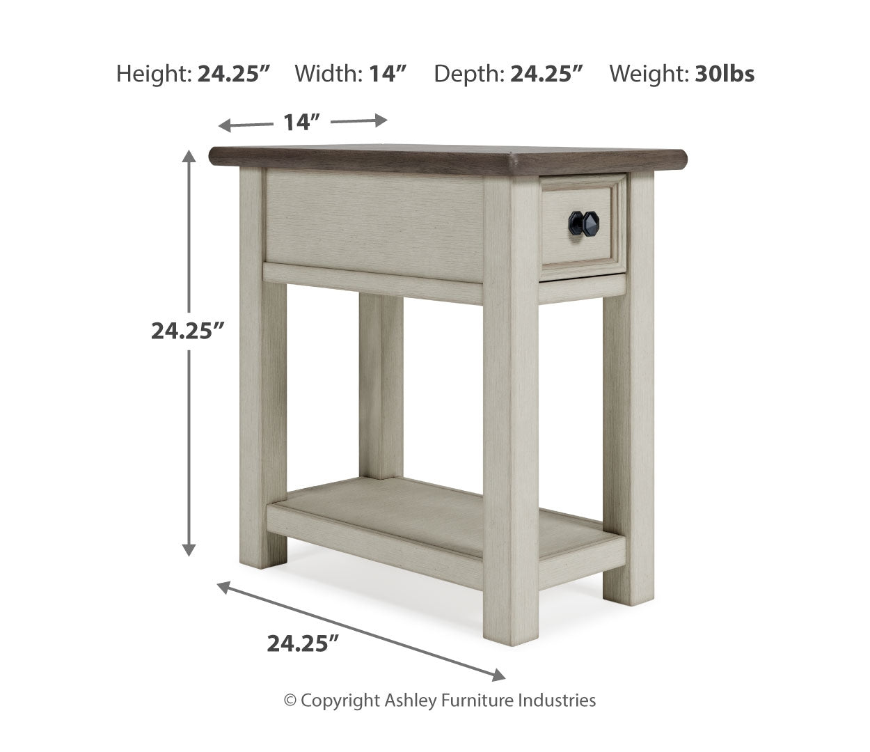 Bolanburg Coffee Table with End Table