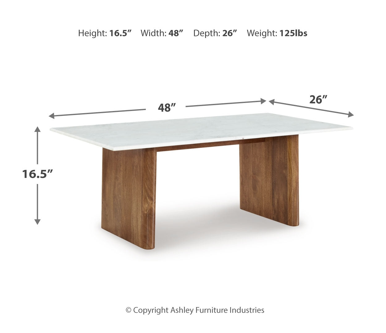 Isanti Coffee Table with 2 End Tables