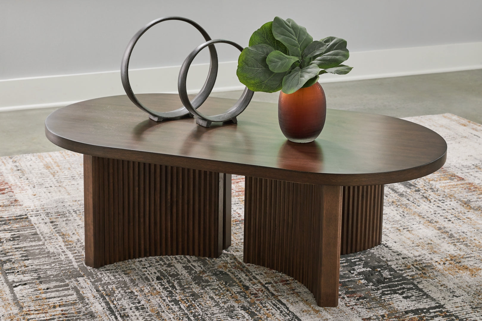 Korestone Oval Cocktail Table