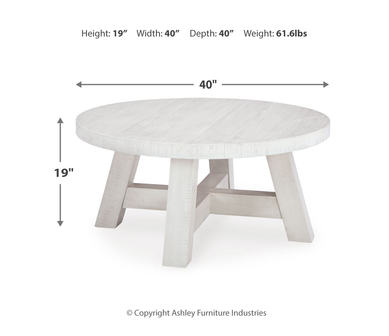 Jallison Coffee Table with 2 End Tables