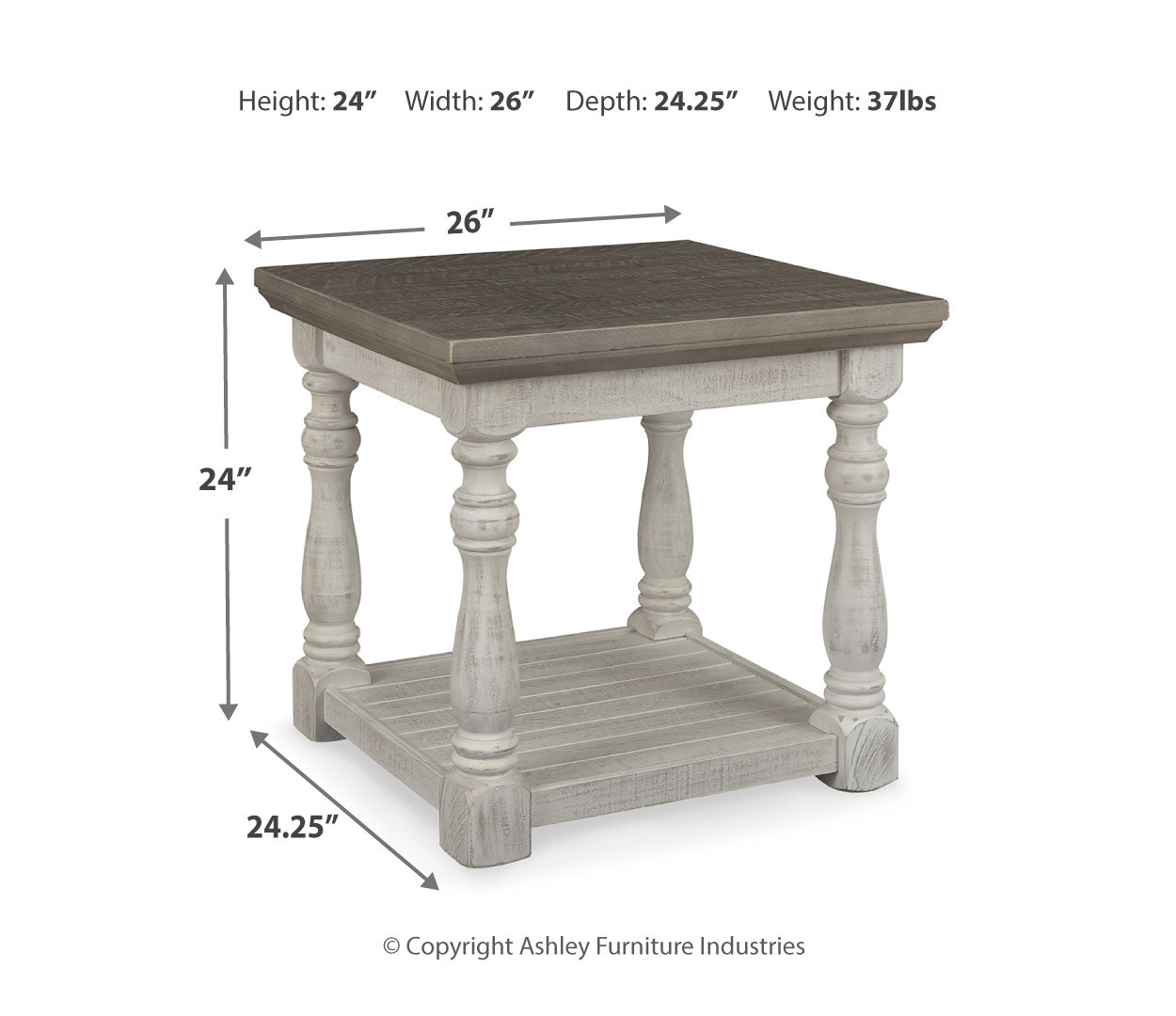 Havalance Rectangular End Table