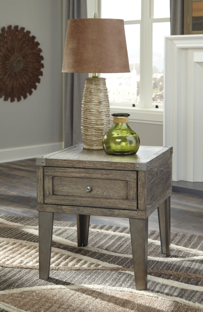 Chazney Rectangular End Table