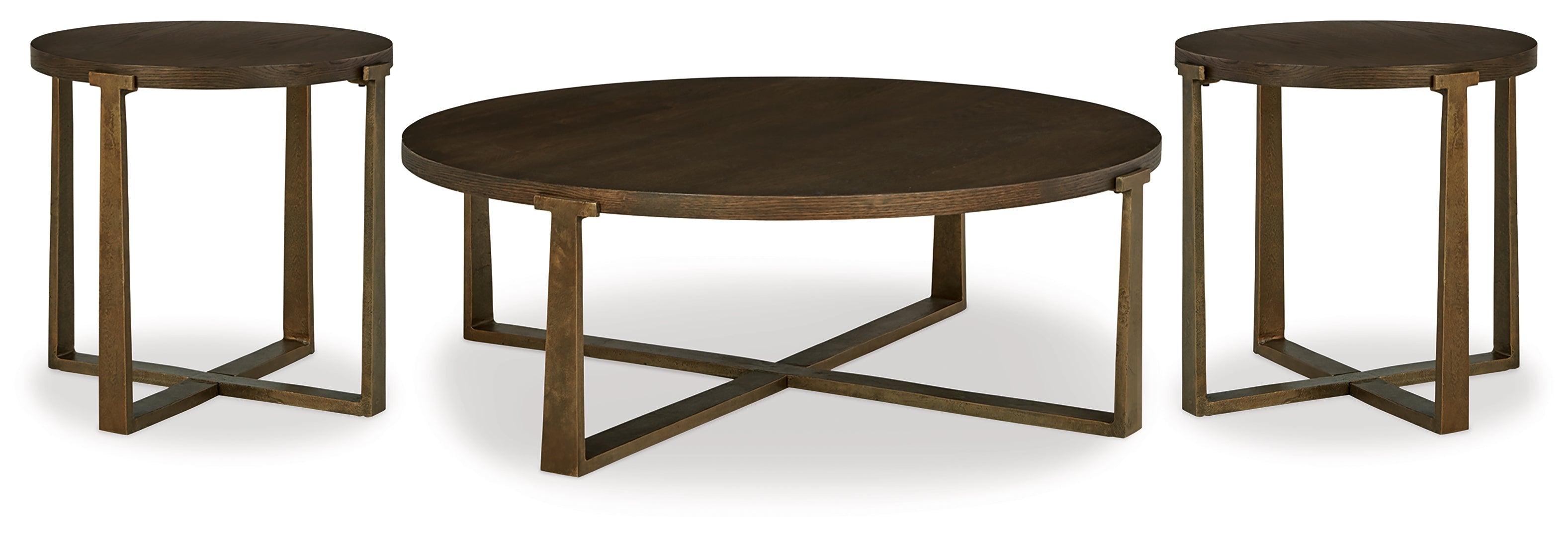 Balintmore Coffee Table with 2 End Tables