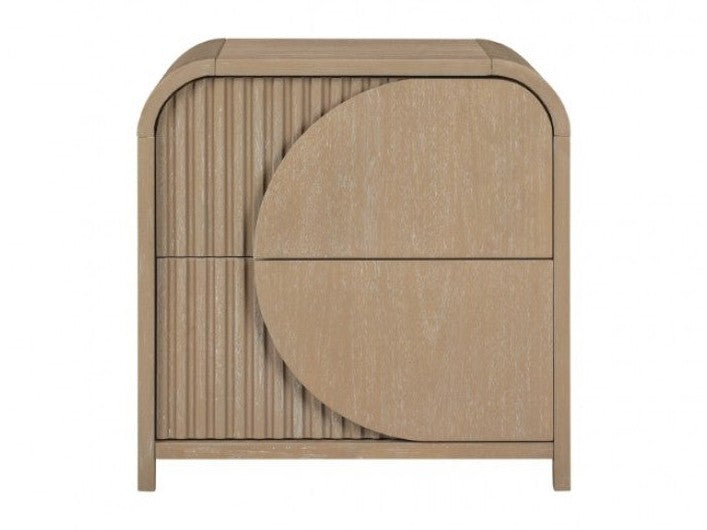 Tangentry Natural Nightstand