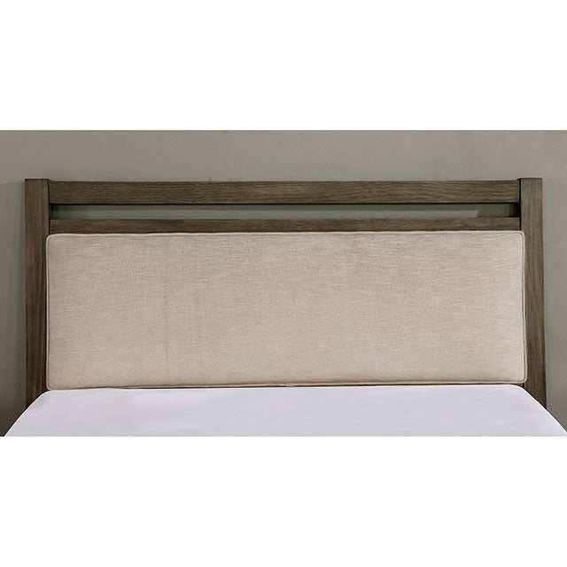 Tawana Warm Gray/Beige Eastern King Bed