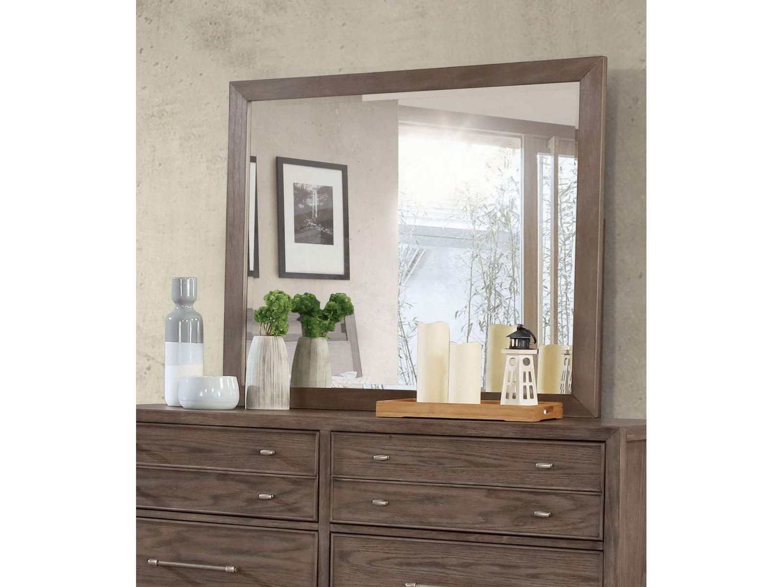 Tawana Warm Gray Mirror