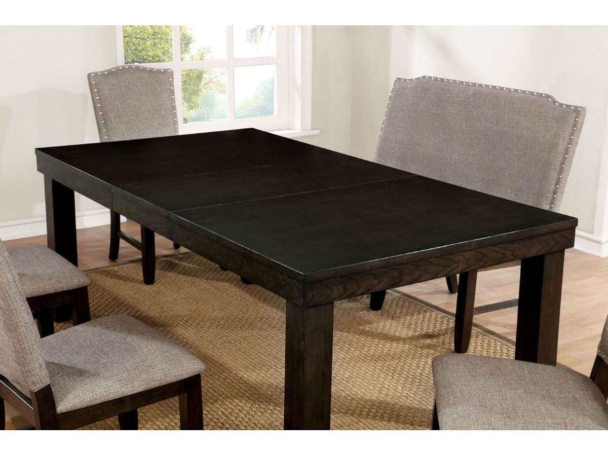 Teagan Dark Walnut/Gray Dining Table