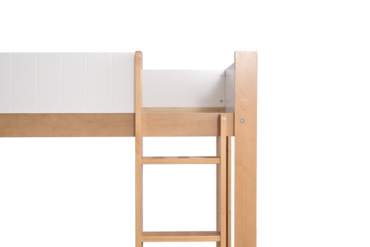 Terri White/Natural Twin/Twin Bunk Bed