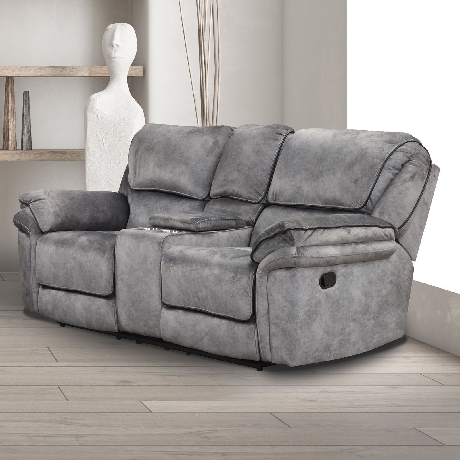 Themis Gray Sofa & Loveseat