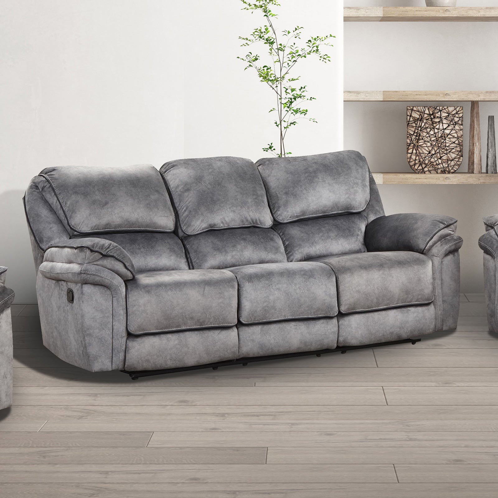 Themis Gray Sofa & Loveseat