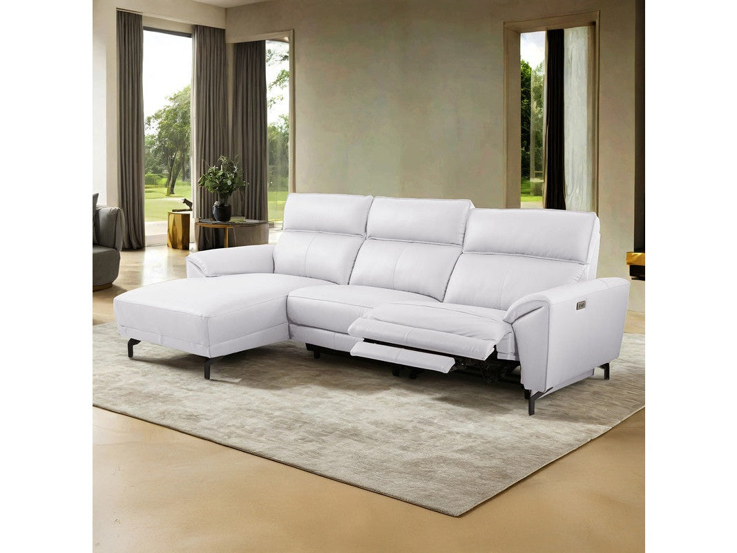 Themis White Power Sectional