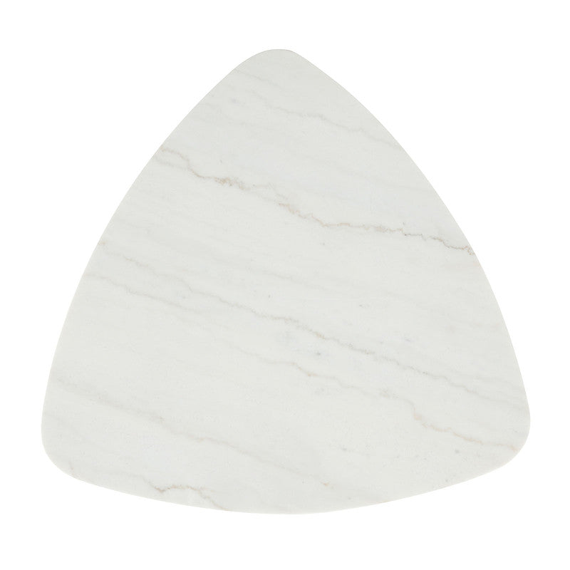 Thisted White/Black Triangle Marble Coffee Table