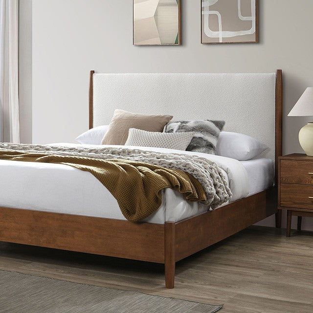 Thusis Walnut/Beige 4 Pc. Queen Bedroom Set