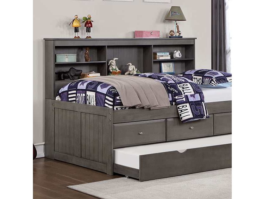 Tibalt Dark Gray Twin DayBed w/ Trundle