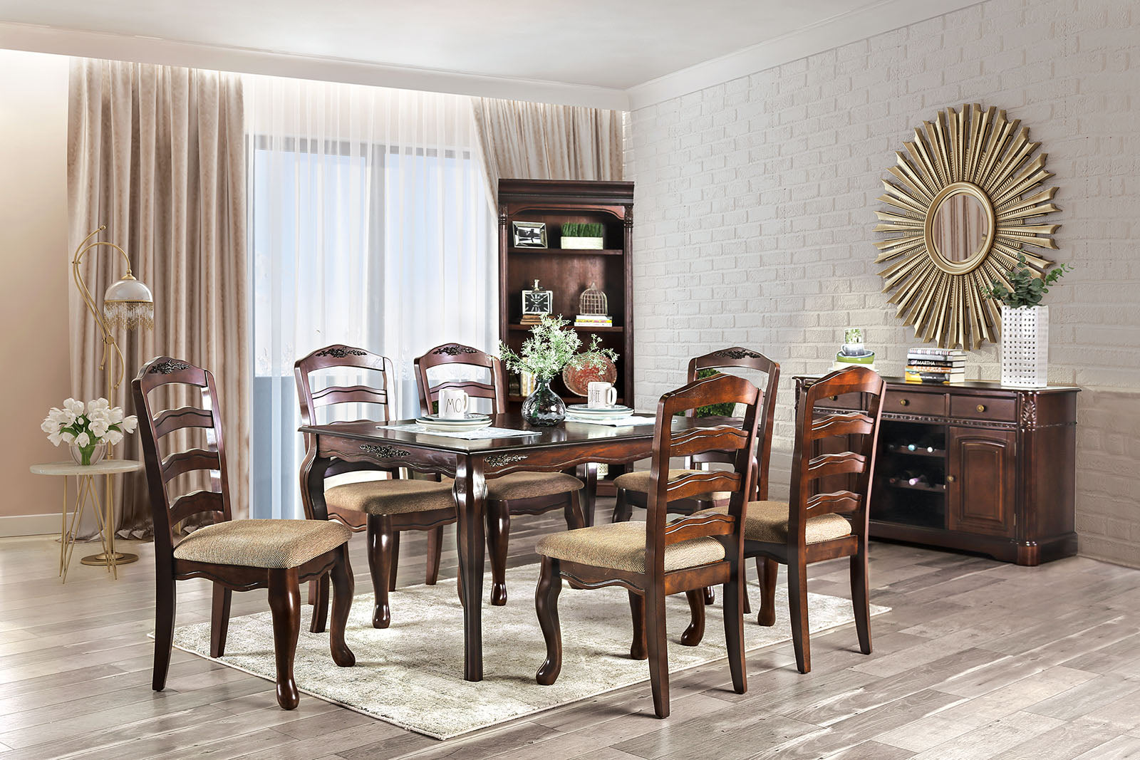 Townsville Dark Walnut 5 Pc. Dining Room Set