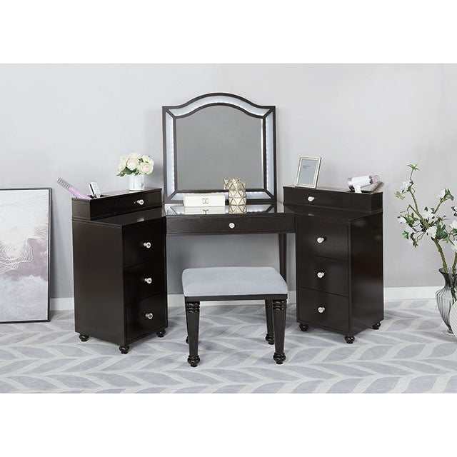 Tracie Obsidian Gray Vanity Set