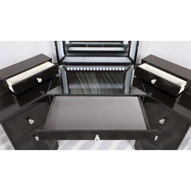 Tracie Obsidian Gray Vanity Set