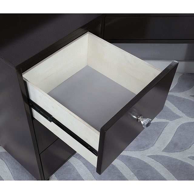Tracie Obsidian Gray Vanity Set
