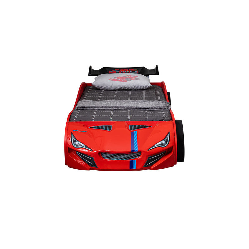 Tracklite Red Car Bed w/ Trundle