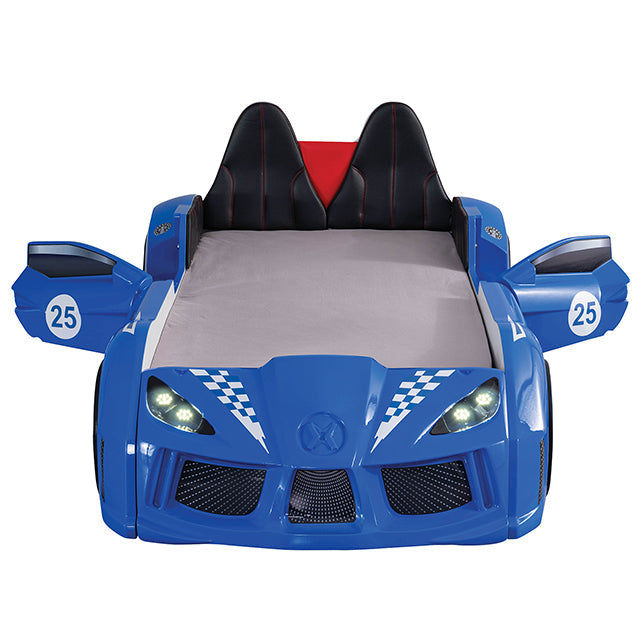 Trackster Blue Car Bed  / Twin