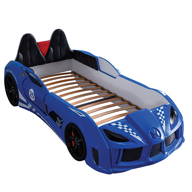 Trackster Blue Car Bed  / Twin