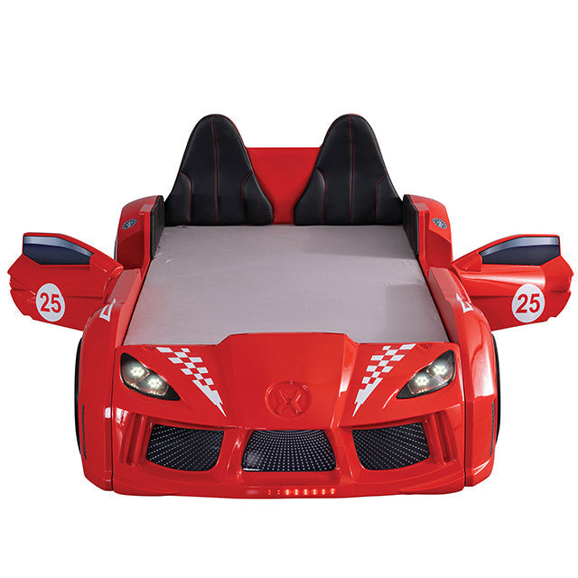 Trackster Red Car Bed / Twin