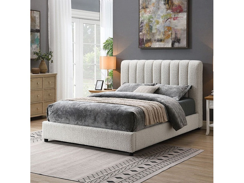 Traverso White Queen Bed