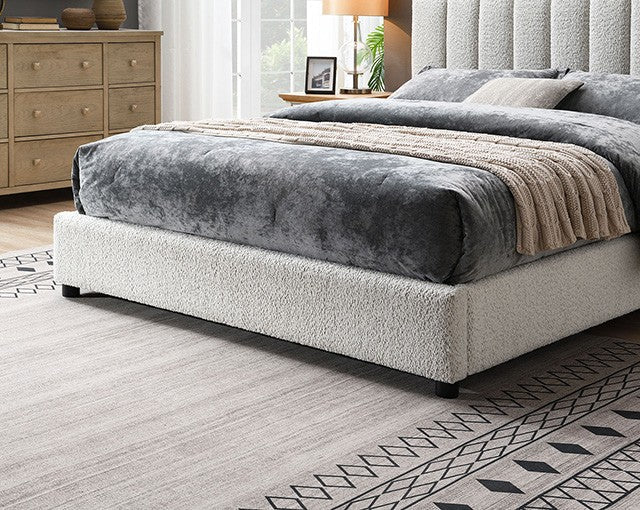 Traverso White Queen Bed