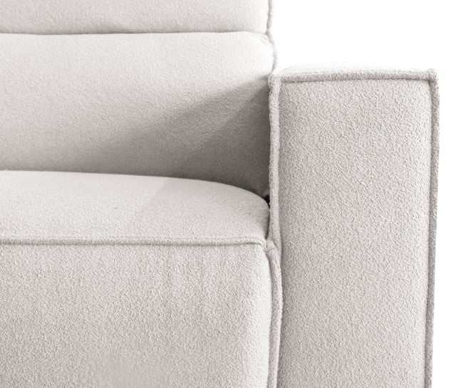 Treharris White Power Reclining Sofa