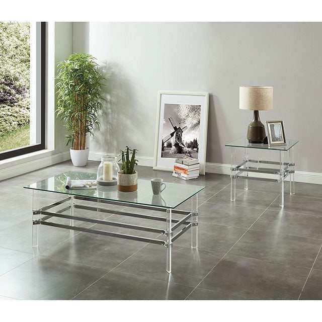 Trofa Chrome End Table