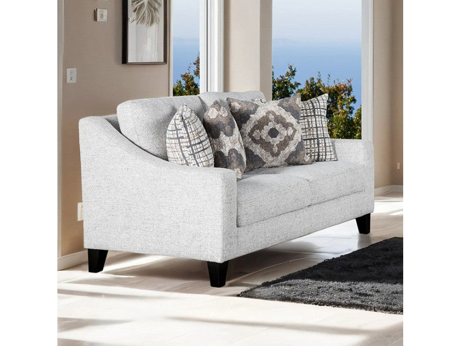 Turnham White Loveseat