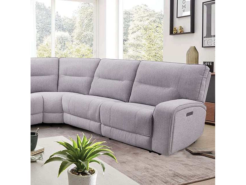Tyrone Gray Power Sectional
