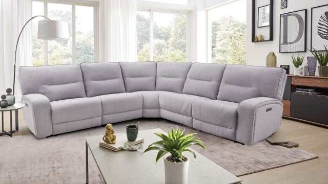 Tyrone Gray Power Sectional