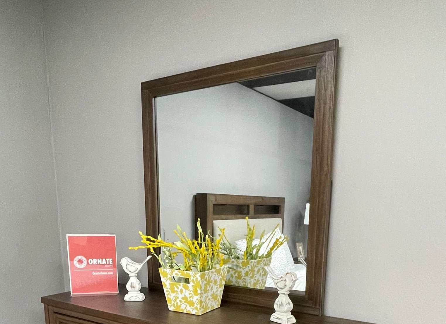 Tywyn Dark Oak Mirror