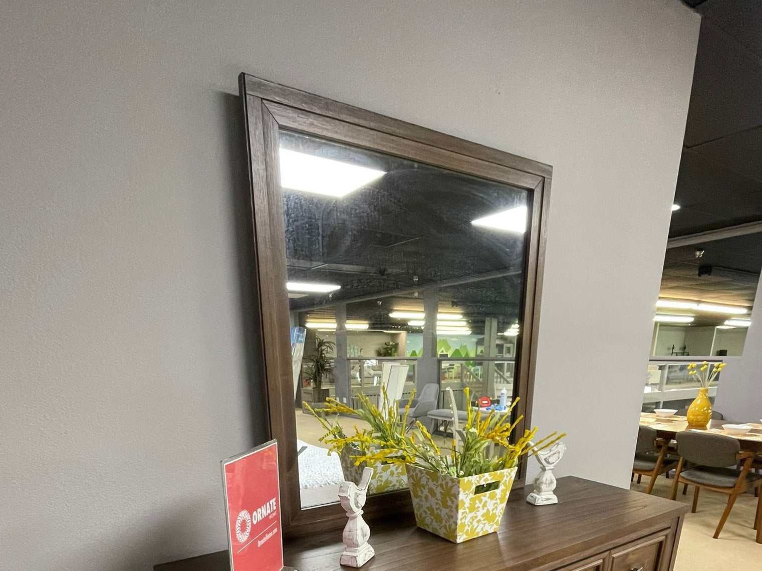 Tywyn Dark Oak Mirror