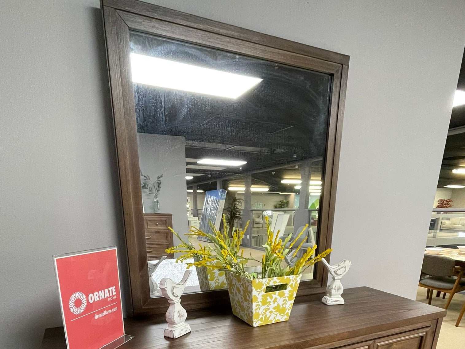 Tywyn Dark Oak Mirror