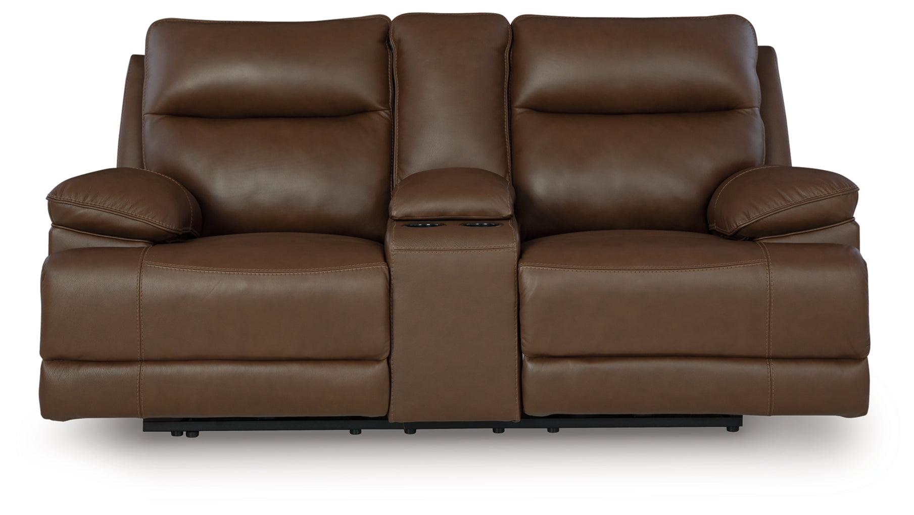 VonRyan Power Reclining Loveseat/Console/Adjustable Headrest