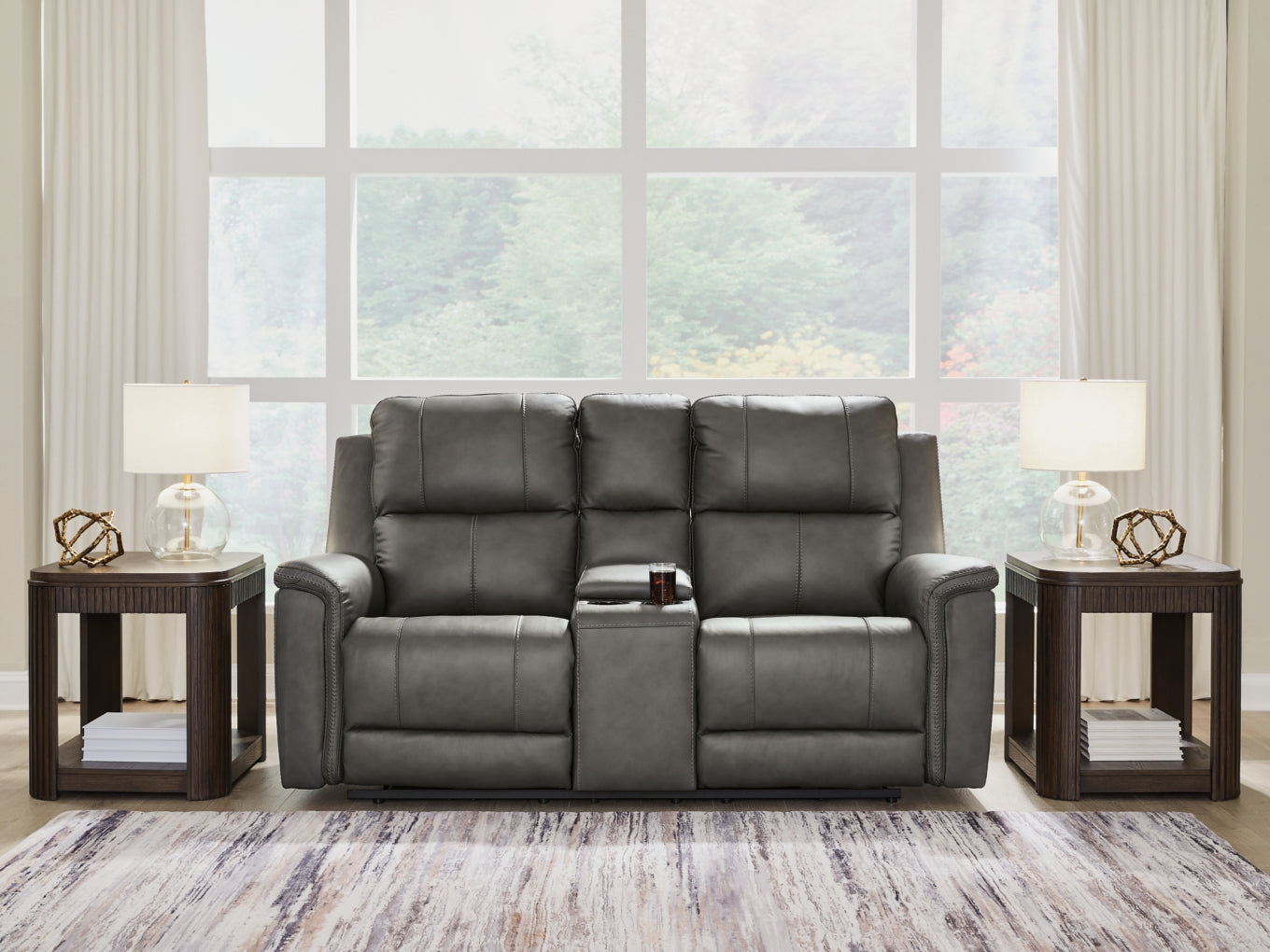 Beryton PWR REC Sofa with ADJ Headrest