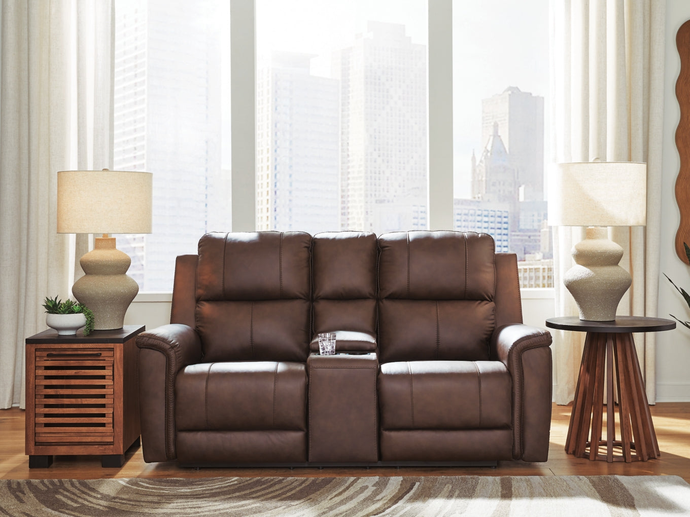Beryton PWR REC Sofa with ADJ Headrest