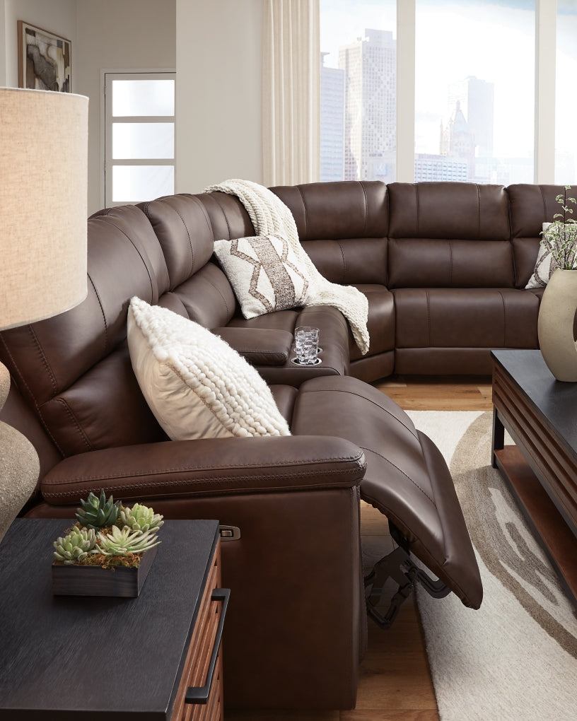Beryton Power Reclining Sectional Set