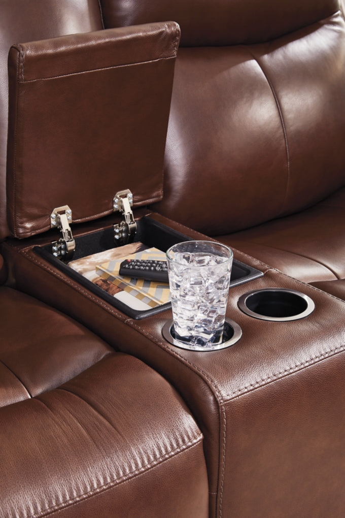 Momentum Moves Power Reclining Loveseat/Console/Adjustable Headrest