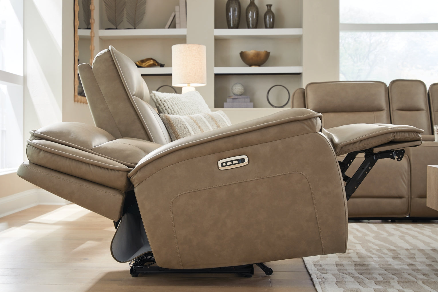 Malcesine Power Reclining Sofa with Adjustable Headrest