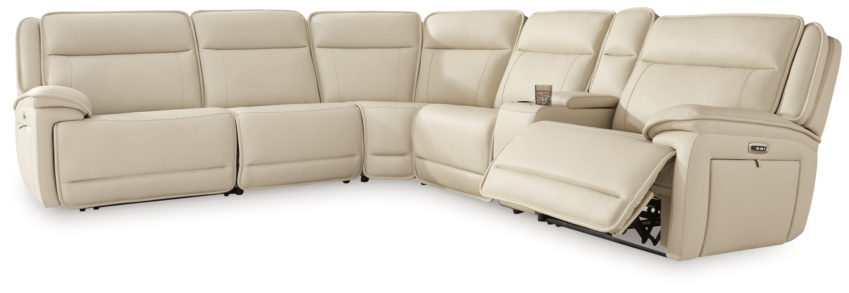 Double Deal Power Reclining Loveseat Sectional Set